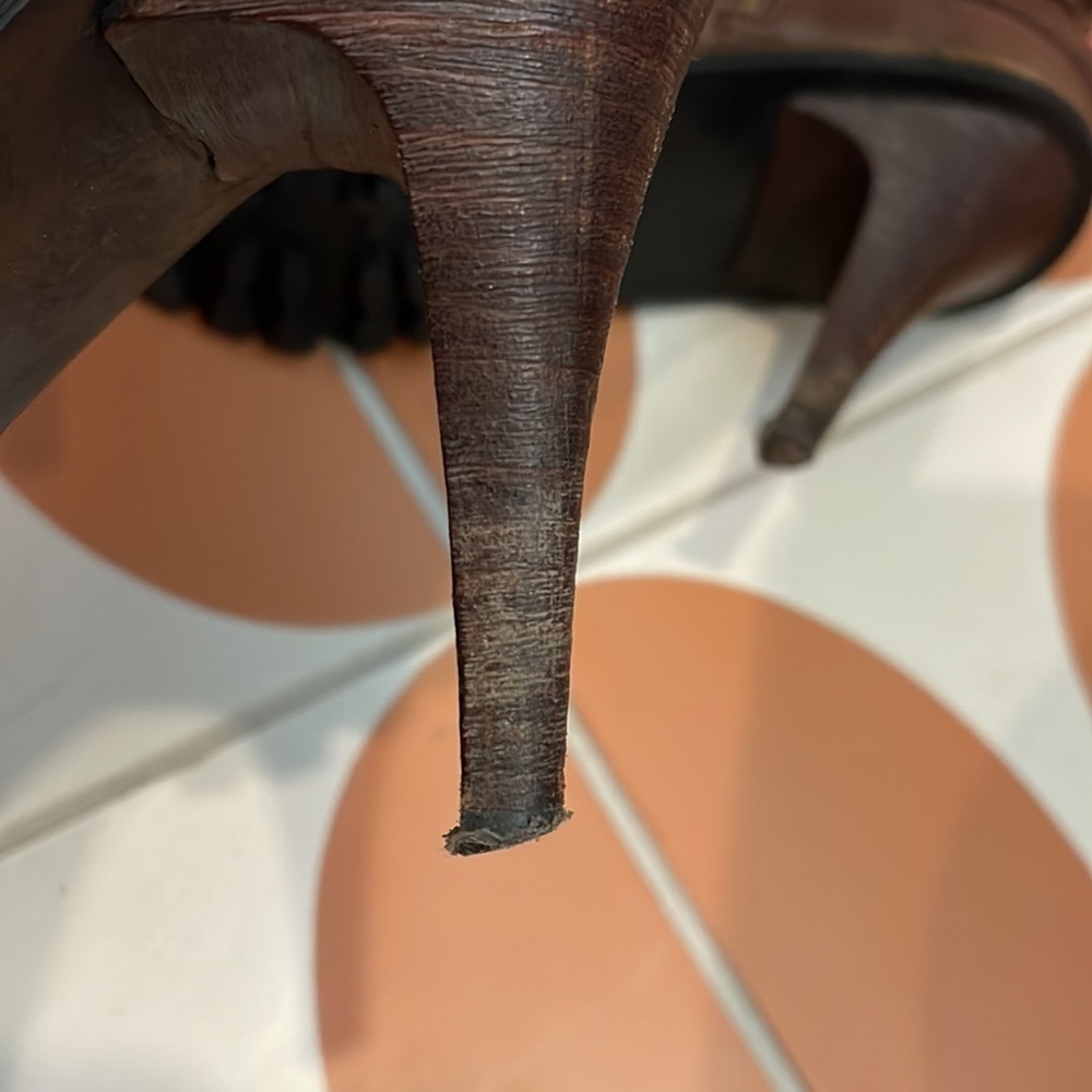 Ash Brown Leather Winona Lug Boot - Picture 6 of 9